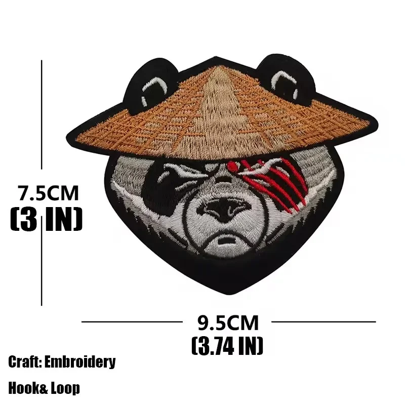 Wolf Roar Mountain Camping Embroidered Patch - Adventure Travel Stripes Fabric Accessory Stickers for Jacket