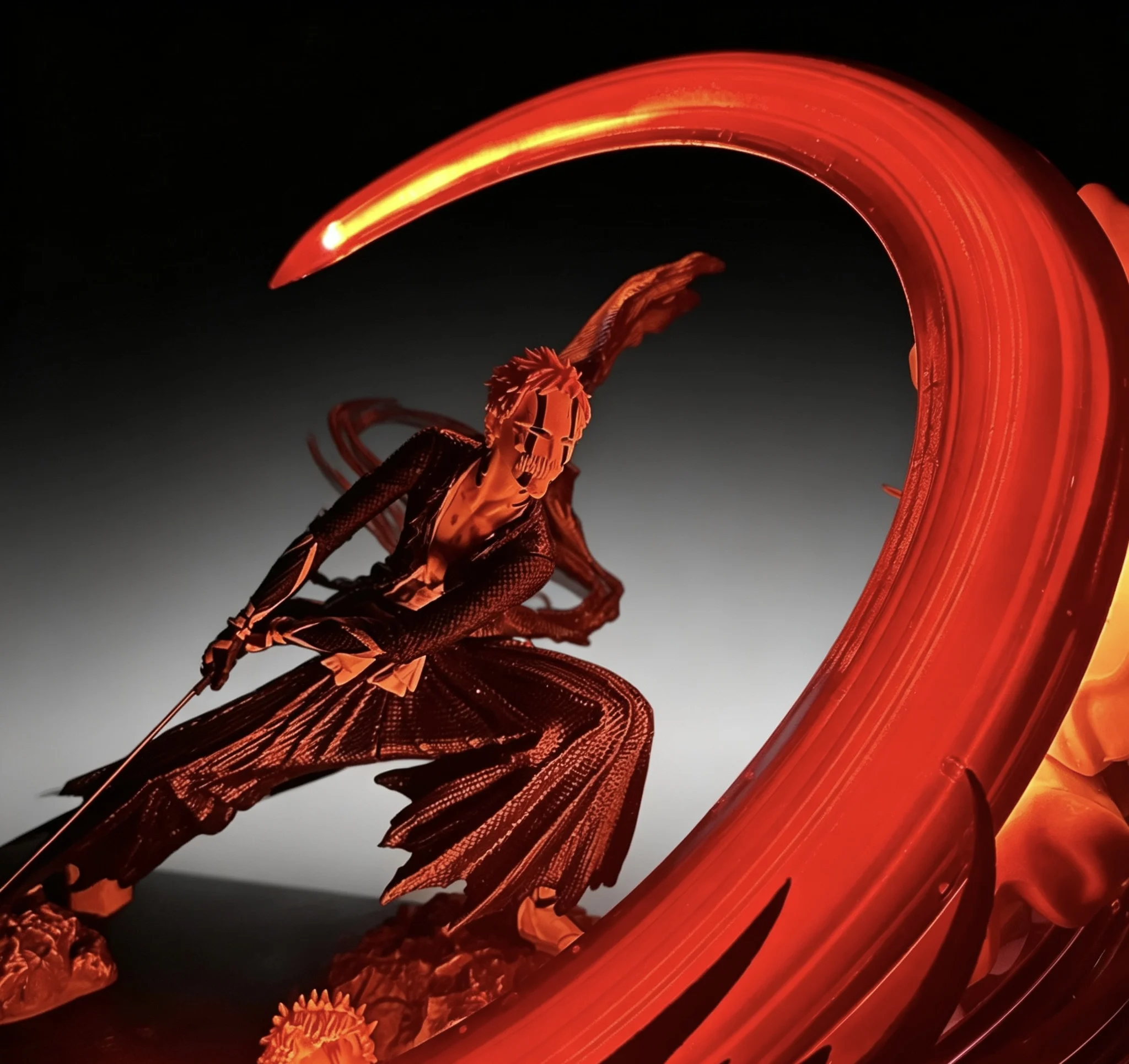Bleach Series, Actual Display, Leaf Style Ichigo, Ichigo Kurosaki, Getsuga Tensho, Anime GK Figure, Statue & Ornament Model view 6