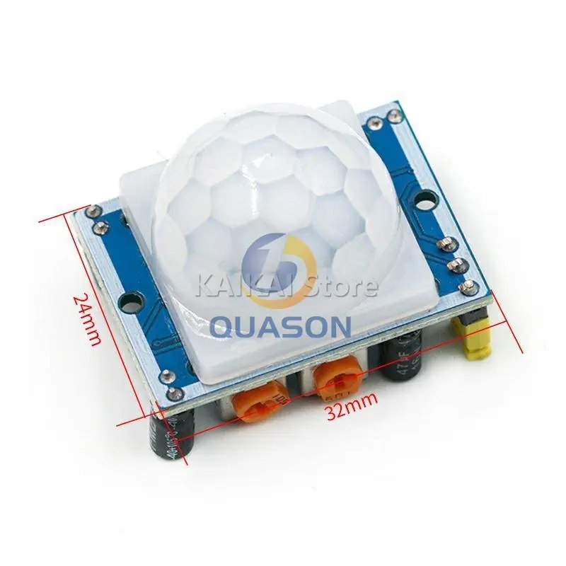 1pcs HC-SR501 Adjust IR Pyroelectric Infrared PIR Motion Sensor Detector Module for arduino for  kits