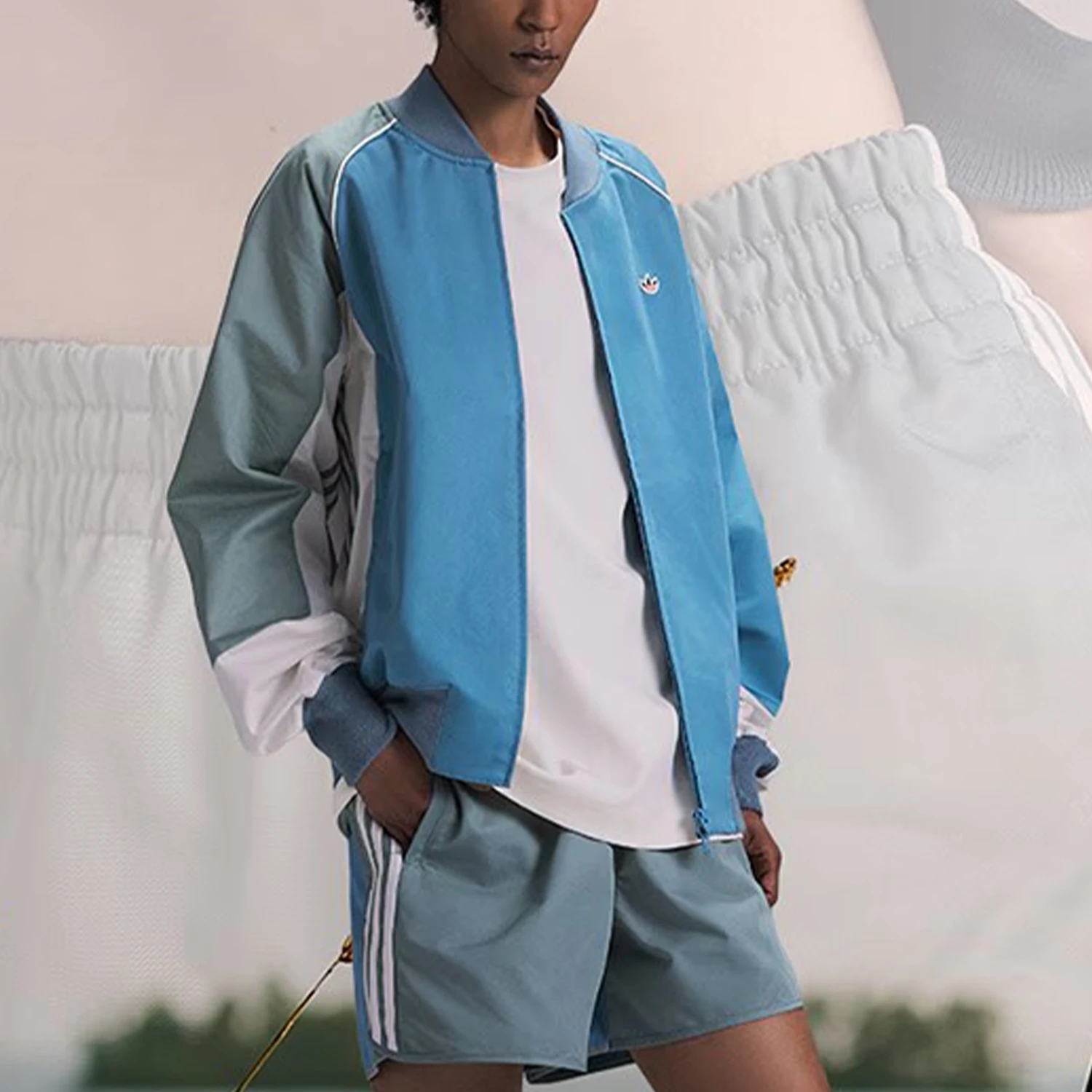 

Adidas Authentic Three Leaves Men's Women's Same Style Casual Zipper Jacket Jacket IY6520
