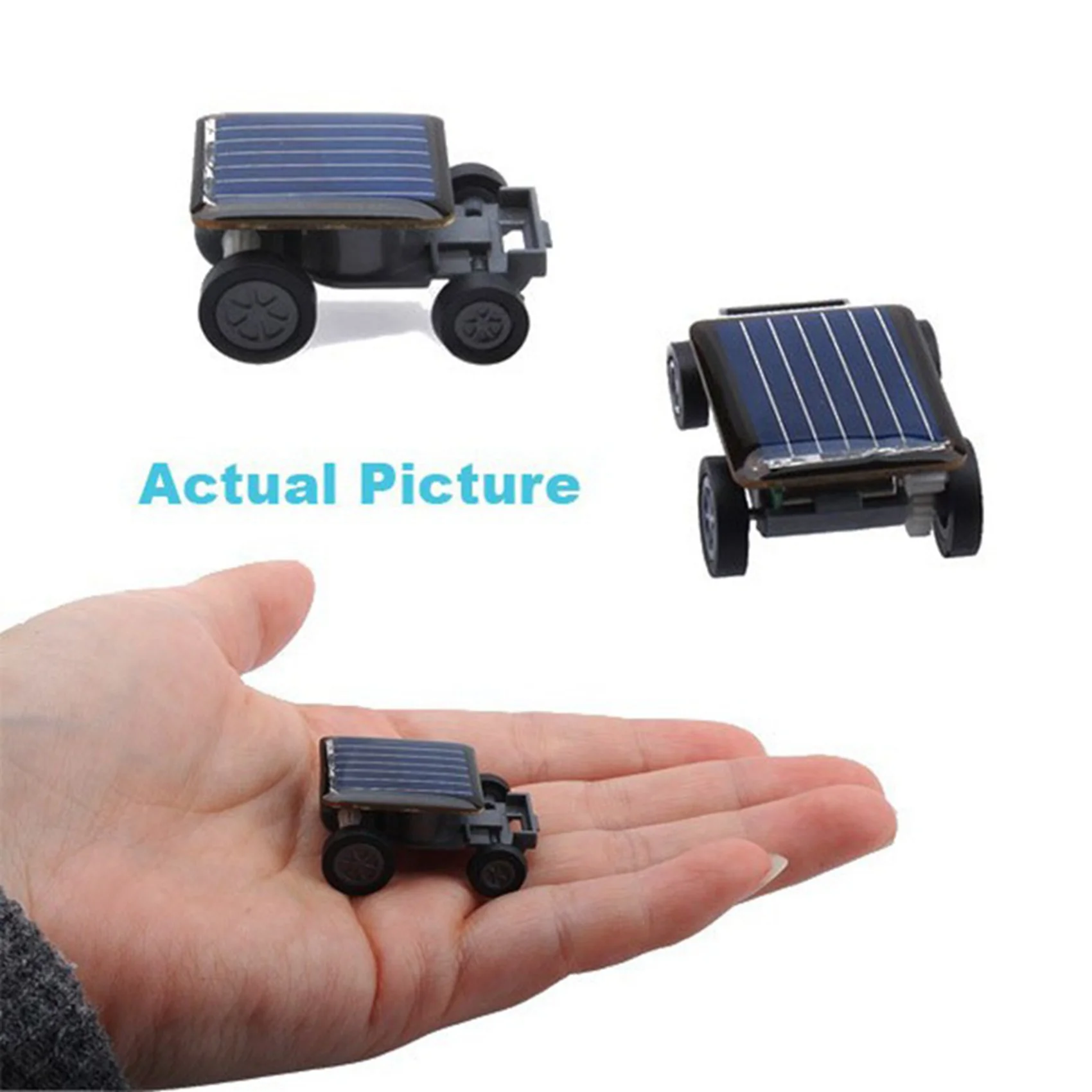 BEDW-2X High Quality Smallest Mini Car Solar Power Car Racer Educational Gadget Children Kid's Hot Selling