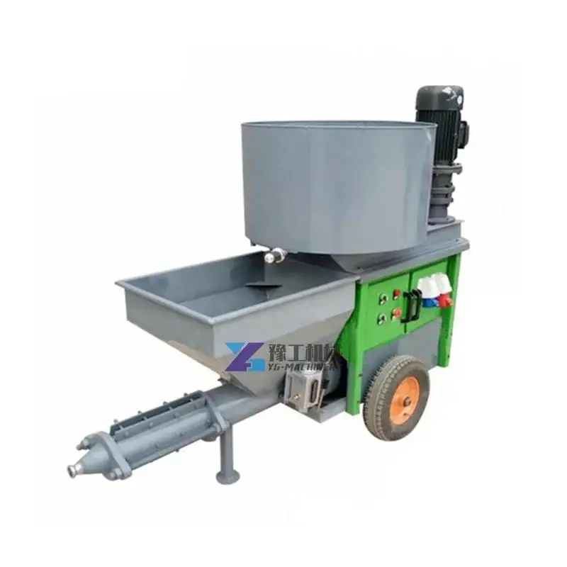 YG Electric Concrete Mortar Spraying Pump Cement Mortar Plastering Spraying Machine