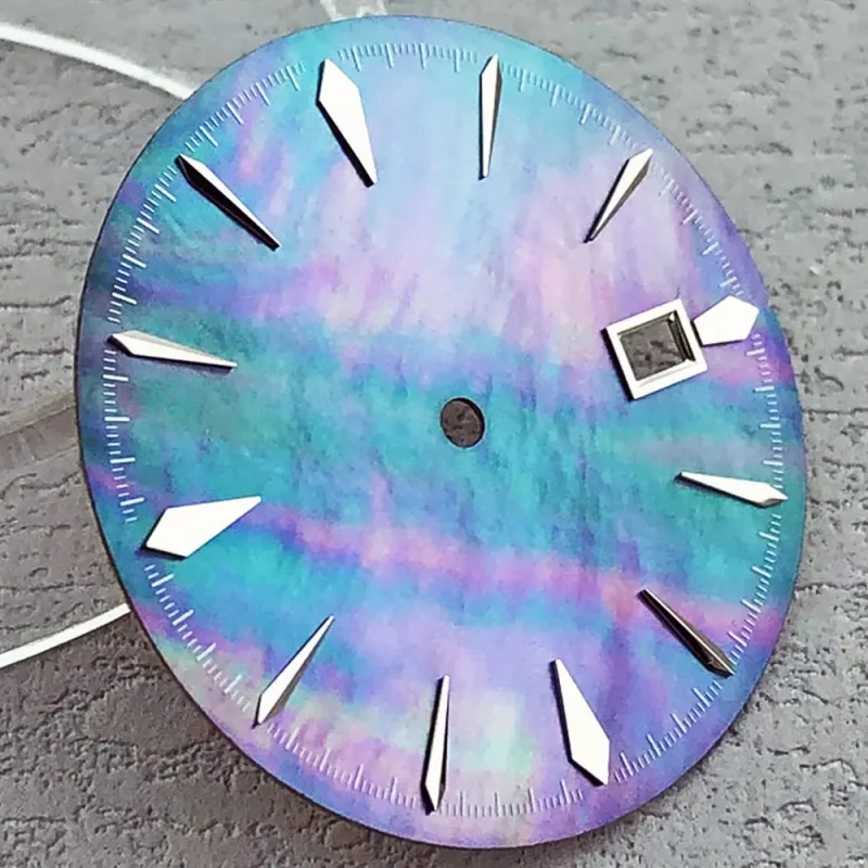 NH35 shell Presage dial 35mm rose gold silver watch  suitable for NH35 NH36 automatic mechanical replacement parts - view 4