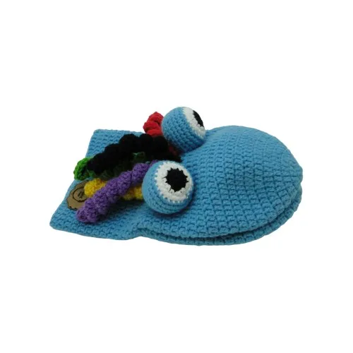 Minxshops amigurumi fantoche sapo azul