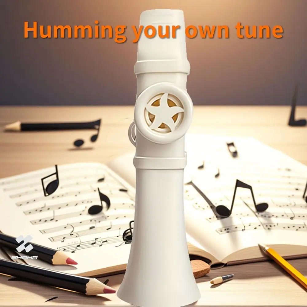 

Portable Design Professional Kazoo Plastic Body Dudu Mouthpiece Saxophone Style Instrument Compact Size Reusable