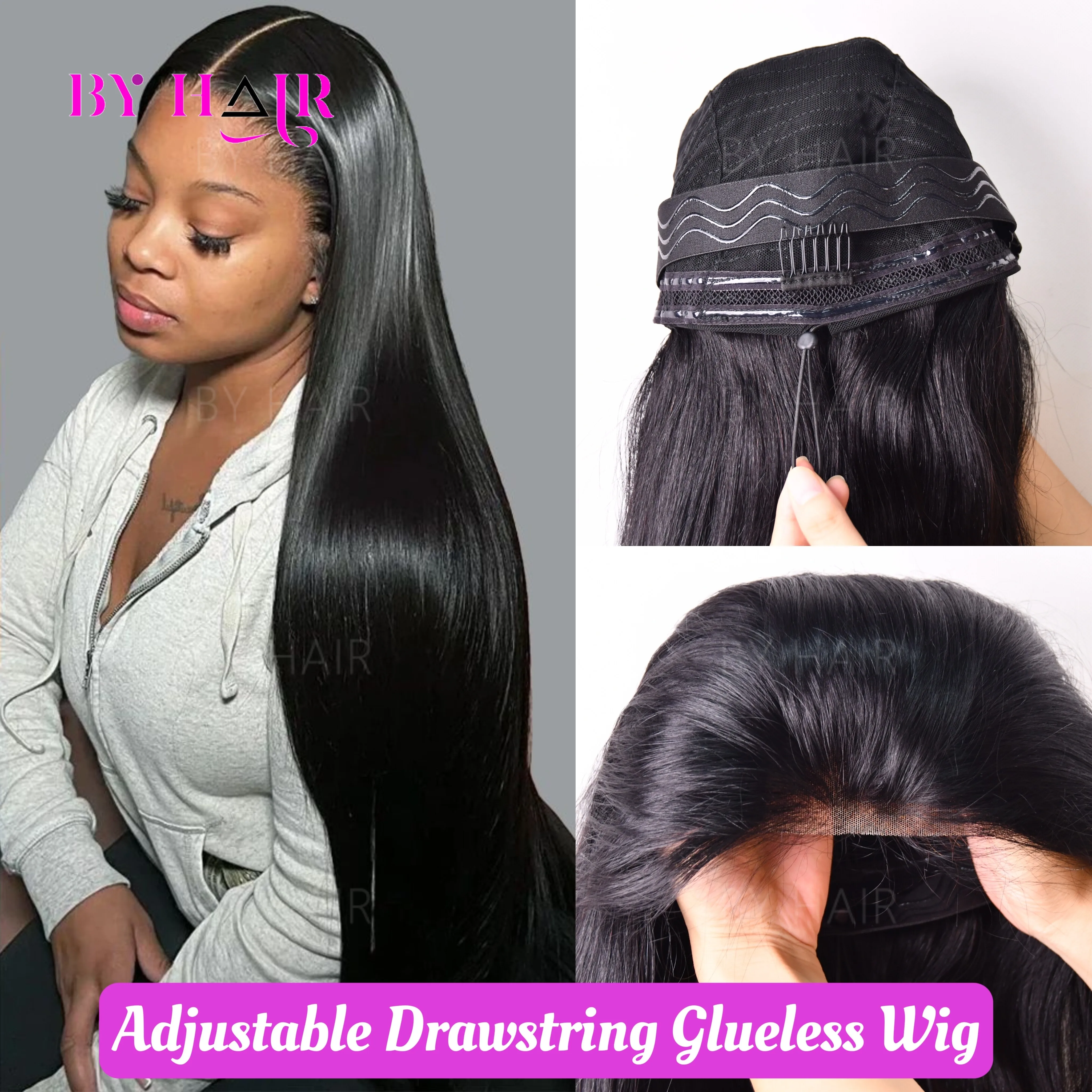 

Бесшовные парики из натуральных прямых волос, парик с кружевной застежкой 6x4 4x4, предварительно нарезанные кружевные парики, бразильские волосы, прозрачные кружевные парики, парик на шнурке