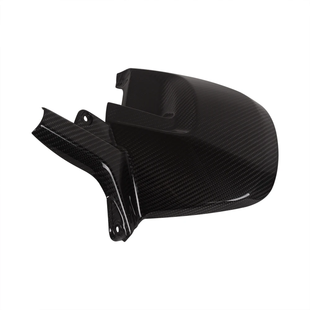 Carbon Fiber Rear Hugger Mud Guard Fender Twill For Triumph Rocket III 2020 2021 view 2