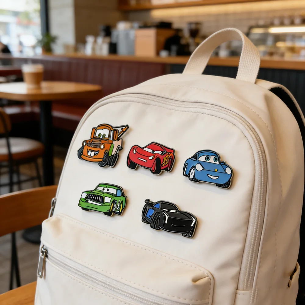 5 Pcs Cartoon Brooc…