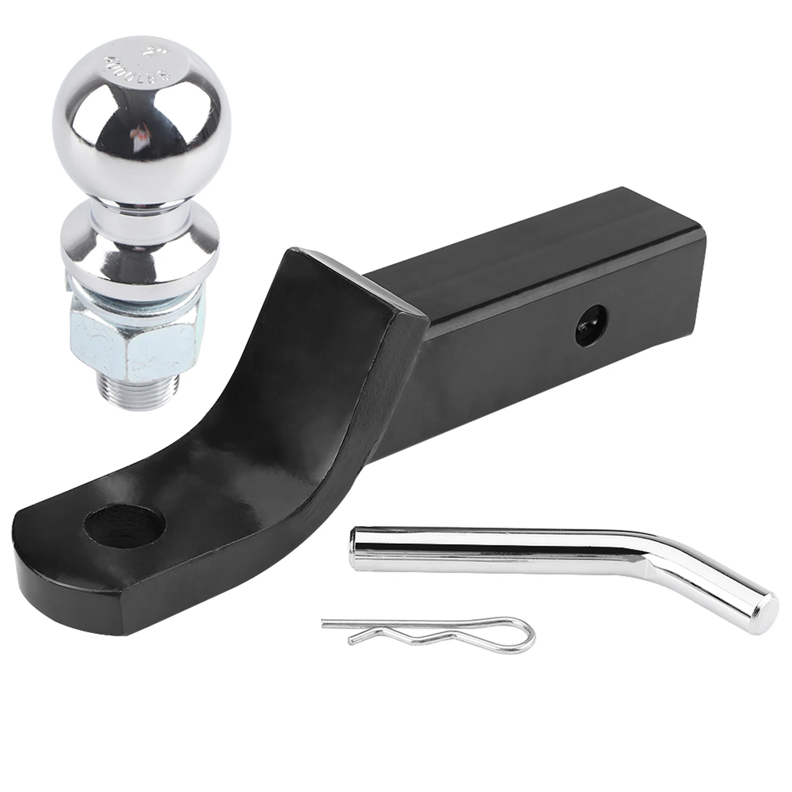 2Inch/50mm Trailer Ball Mount Tongue Hitch Receiver for Towing Towbar Truck Trailer Ball Mount Trailer Hitch Ball Mount