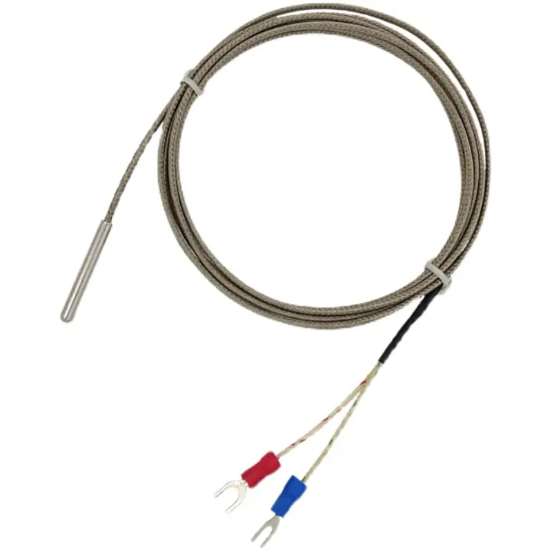 Simple KEJT PT100 Thermocouple WRN-035 Probe Type Thermal Resistance Temperature Measuring Line Sensor