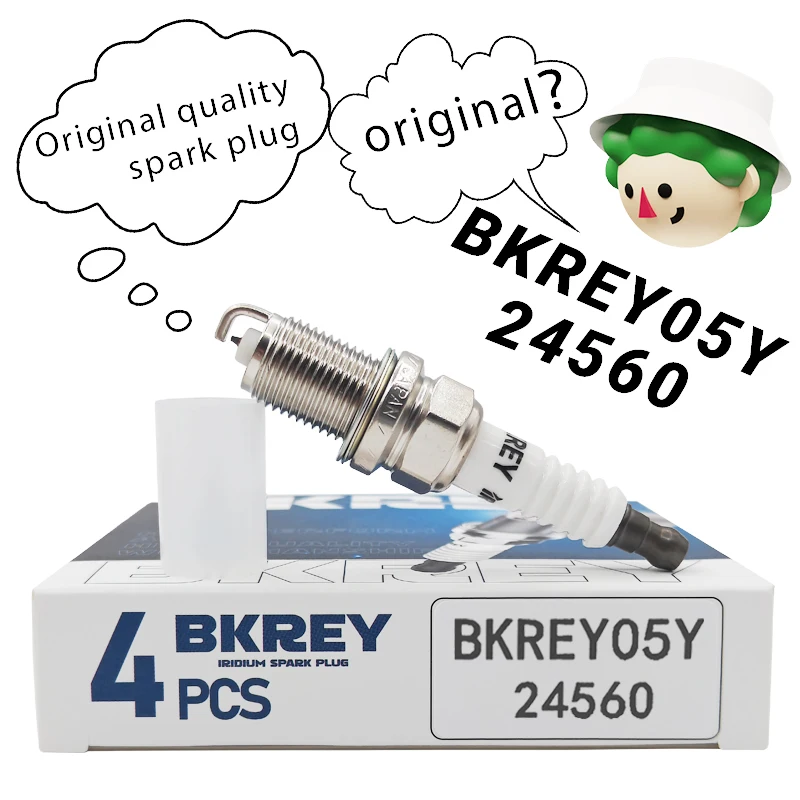 4/20pcs 22401-50Y05 Normal Spark Plug Fit For Nissan For BKREY05Y 24560 22401-50Y06 BKR6E-11 2240150Y05 BKR6E11 2240150Y06 #OEM