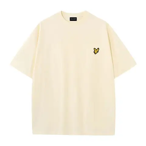 2025 sommar LYLE het märkesskjorta med örnlogotyp, kortärmad O-ringad T-shirt för män och kvinnor, avslappnad street bomullstopp, kläder 6 best sales Lyle och Scott - №2