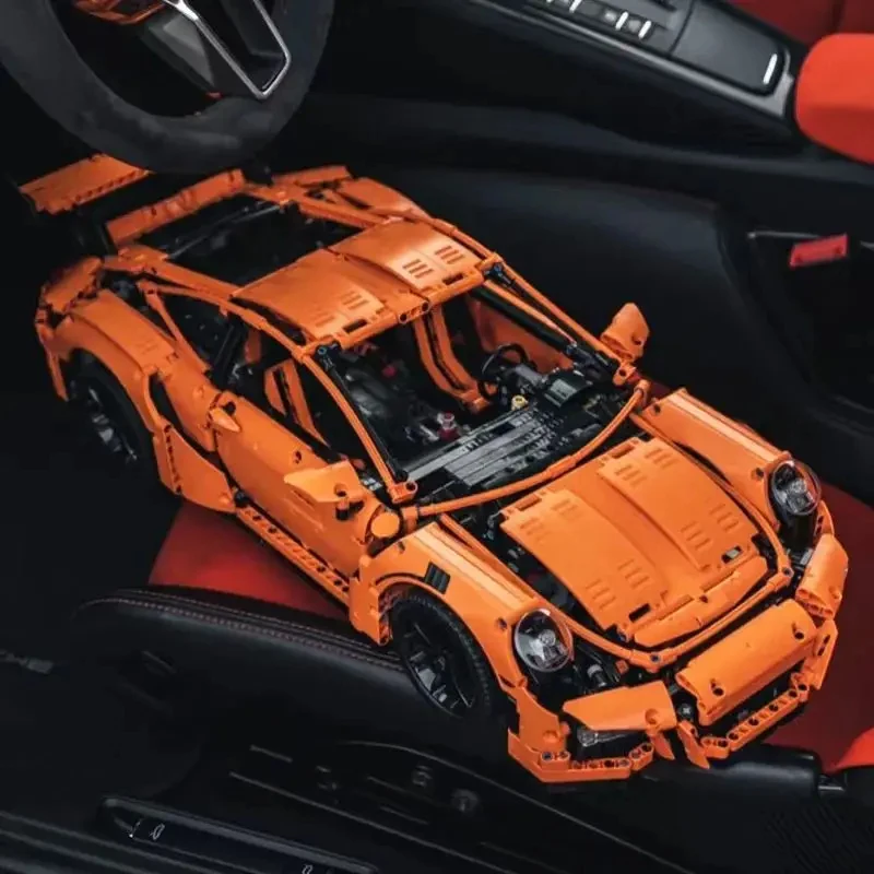 

Compatible 42056 MOC Bricks 911 GT3 RS Technicial Car Toys Boys Christmas Gift Kids Constructor Model Building Blocks for Adults