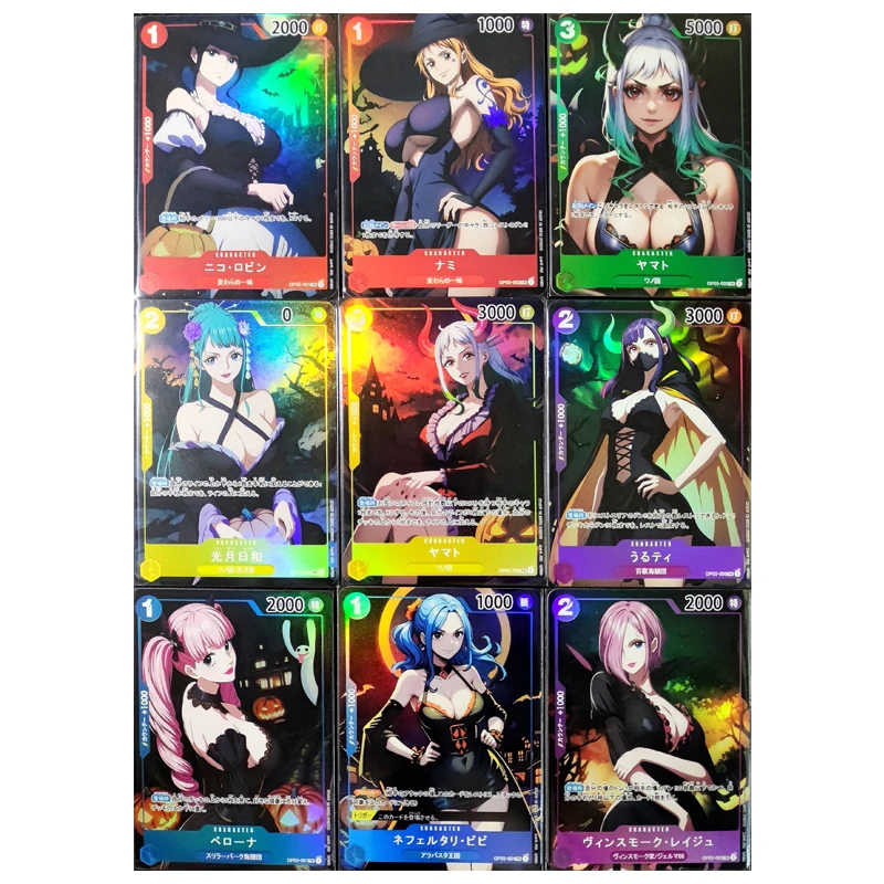 

Japanese Anime ONE PIECE Homemade DIY Persona Yamato Nami Nico Robin Collectible card toy Christmas birthday gift