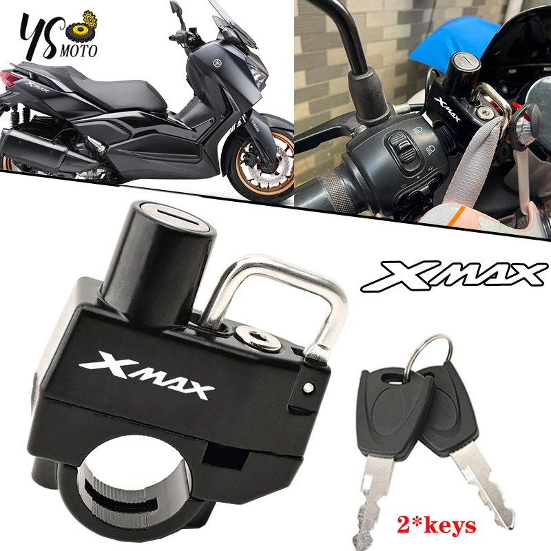 Motorcycle Accessories Helmet Lock Anti-Theft Helmet Fit For YAMAHA XMAX300 R15 V3 V4 MT15 XMAX125 XMAX 300 250 125 R 15 MT 15