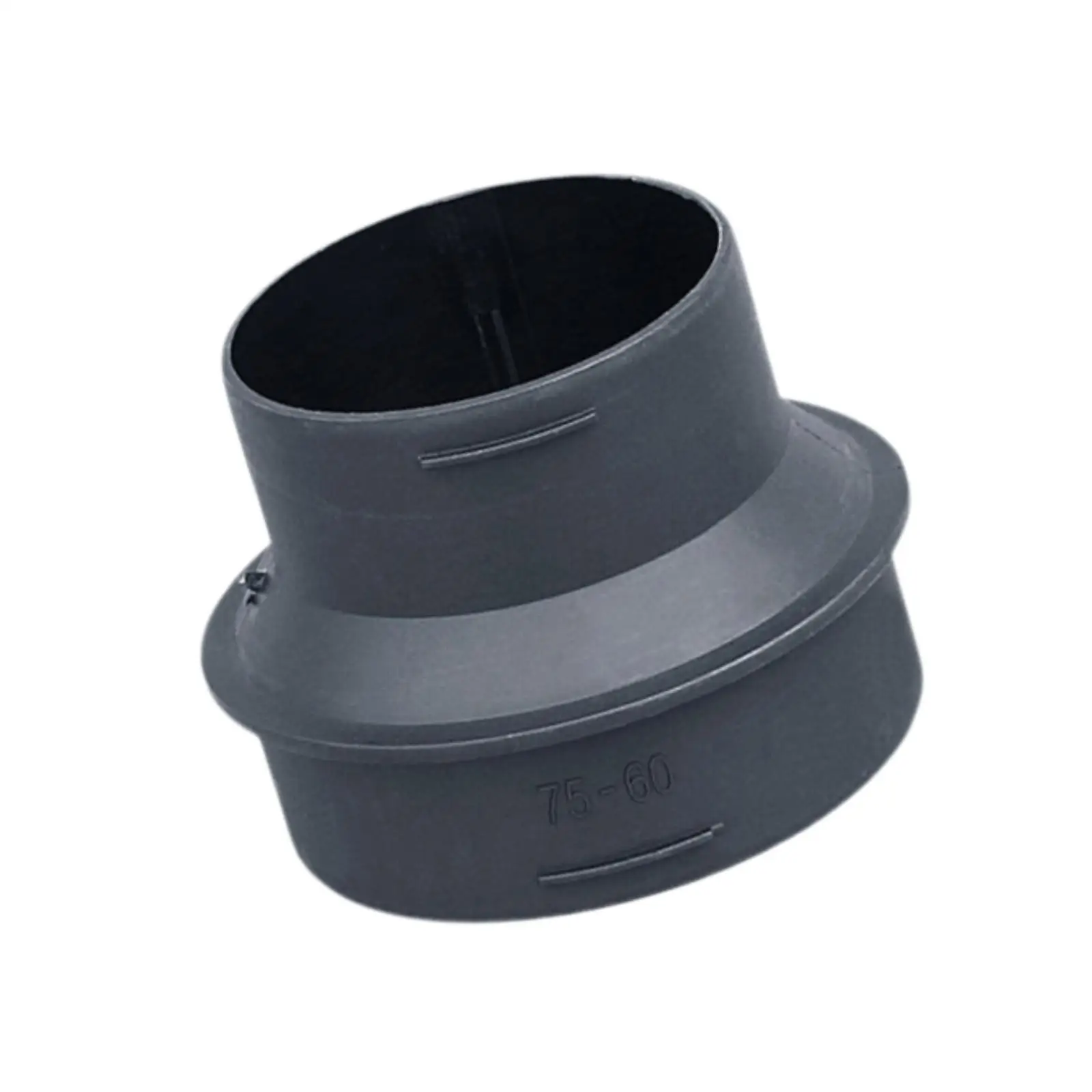 Ducting Connector Reducer PP Material Heating Cooling Ventilation Pipe Adapter for HVAC System Bathroom Kitchen Apartment