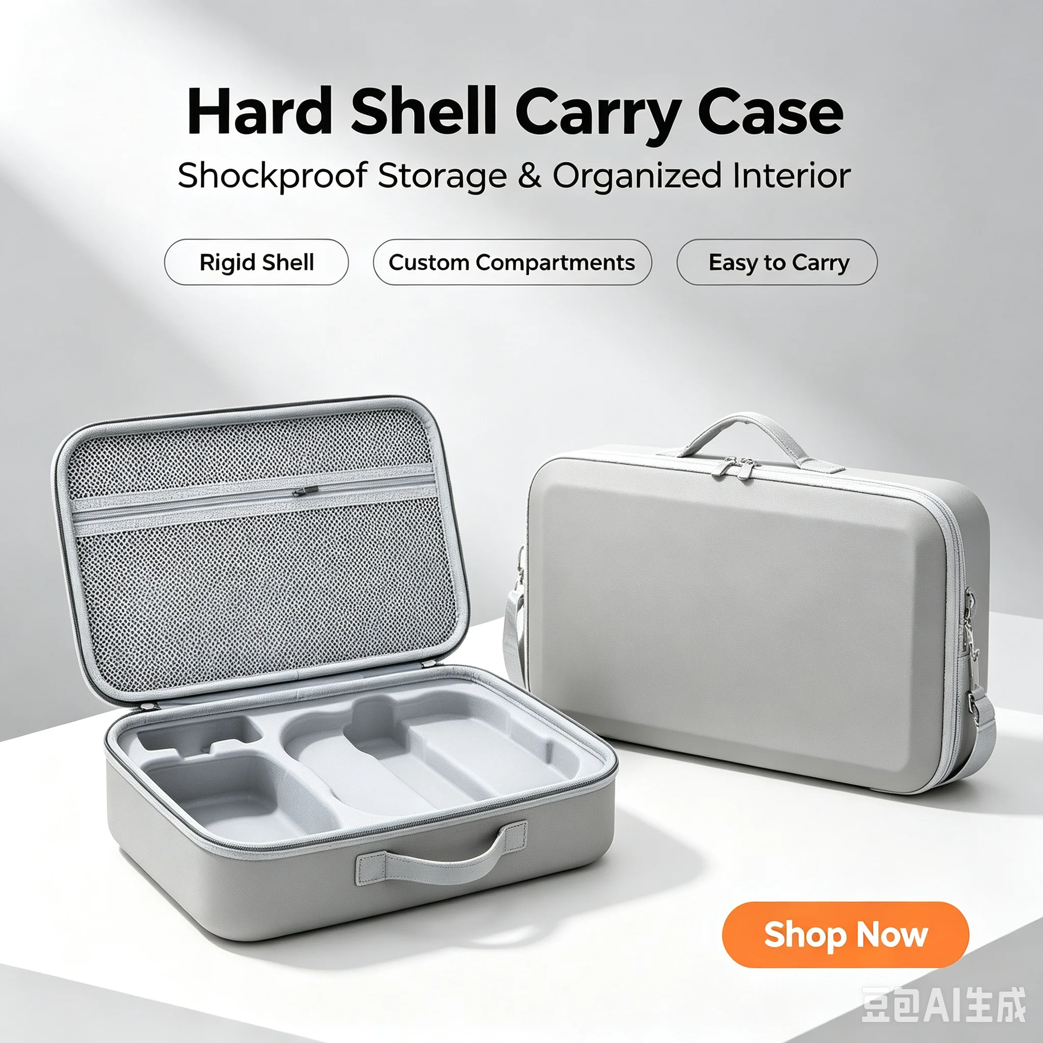 Waterproof PU EVA Carrying Case With Adjustable Shoulder Strap For DJI Avata 360 Drones Camera Storage Bag Travel Accessories