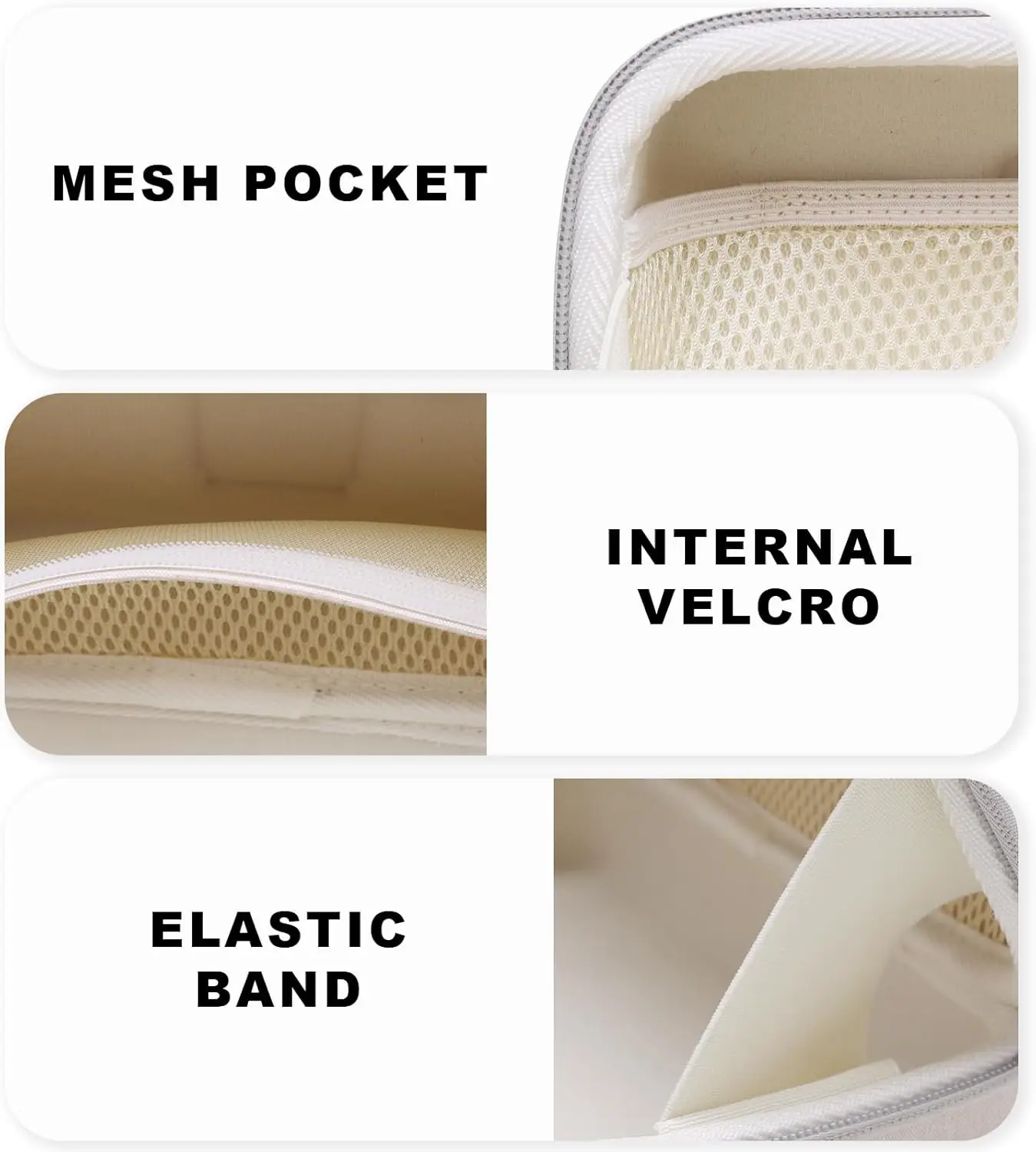 حافظة كاميرا Canon EOS Rebel T7، R100، R50، R6 Mark II، 5D Mark IV، R7 مع حزام كتف، بيج #4