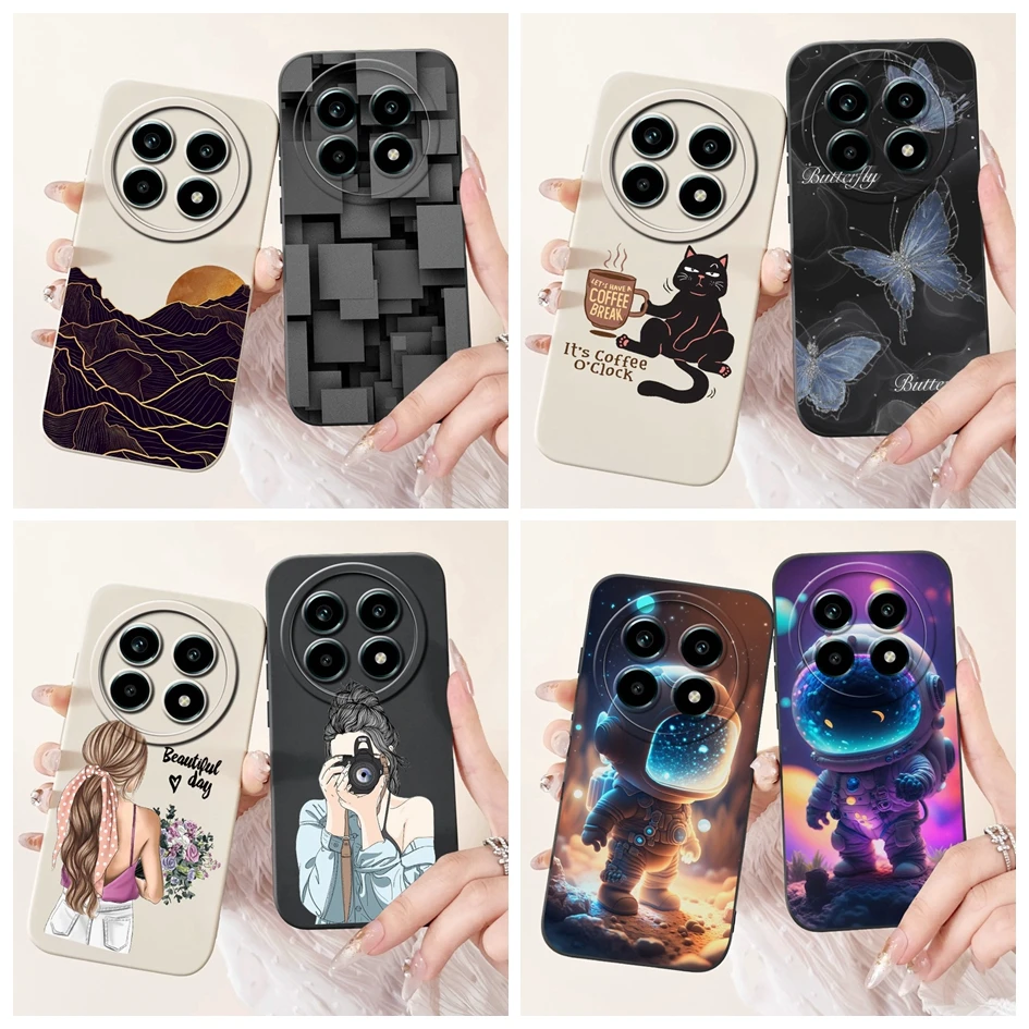 For OPPO A3 A3x 4G 2024 Case CPH2641 CPH2669 Shockproof Cover Cute Fashion Girls Soft Bumper For OPPOA3 A 3 A 3x A40 A40M Hoesje