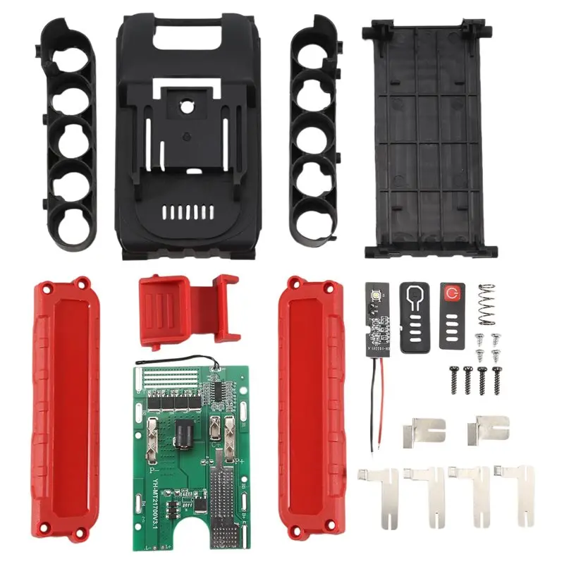 

2025 Trend 21700 Li- Battery Case Formakita Lithium Battery 5 Hole 21700 Li- Battery Case Box Lithium Battery Plastic