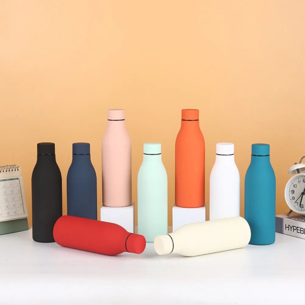 

Portable 500ml Thermal Cup Stainless Steel with Handle Water Cup Double-Wall Insulation Insulated Mug Outdoor