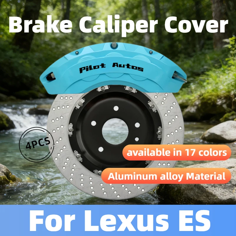 For Lexus ES Car Brake Caliper Cover Aluminum For Lexus ES200 ES250 ES260 ES300 ES300H ES350 Executive Premium Takumi F‑Sport