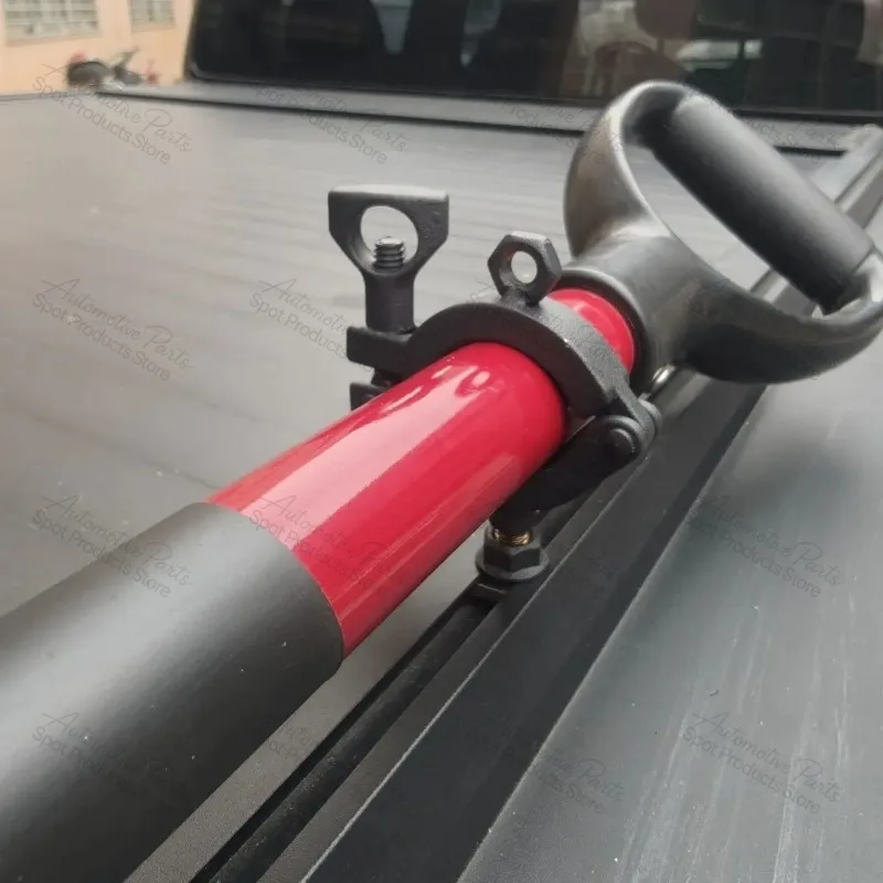 28‑33mm Tube Shovel Fixed Bracket 2PCS Password Lock Car Roof Platform Roof Rack Engineer Shovel Holder
