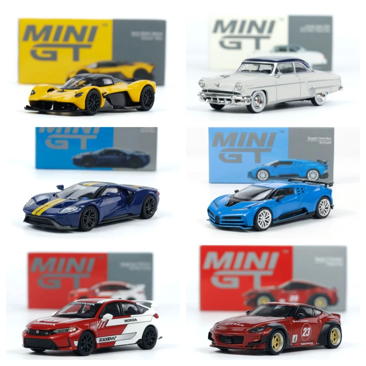 MINIGT 1/64  649 Nissan LB-Super Silhouette S15 Model Car 757 Lincoln Capri Diecast Automotive Model Toys Gift Decorations