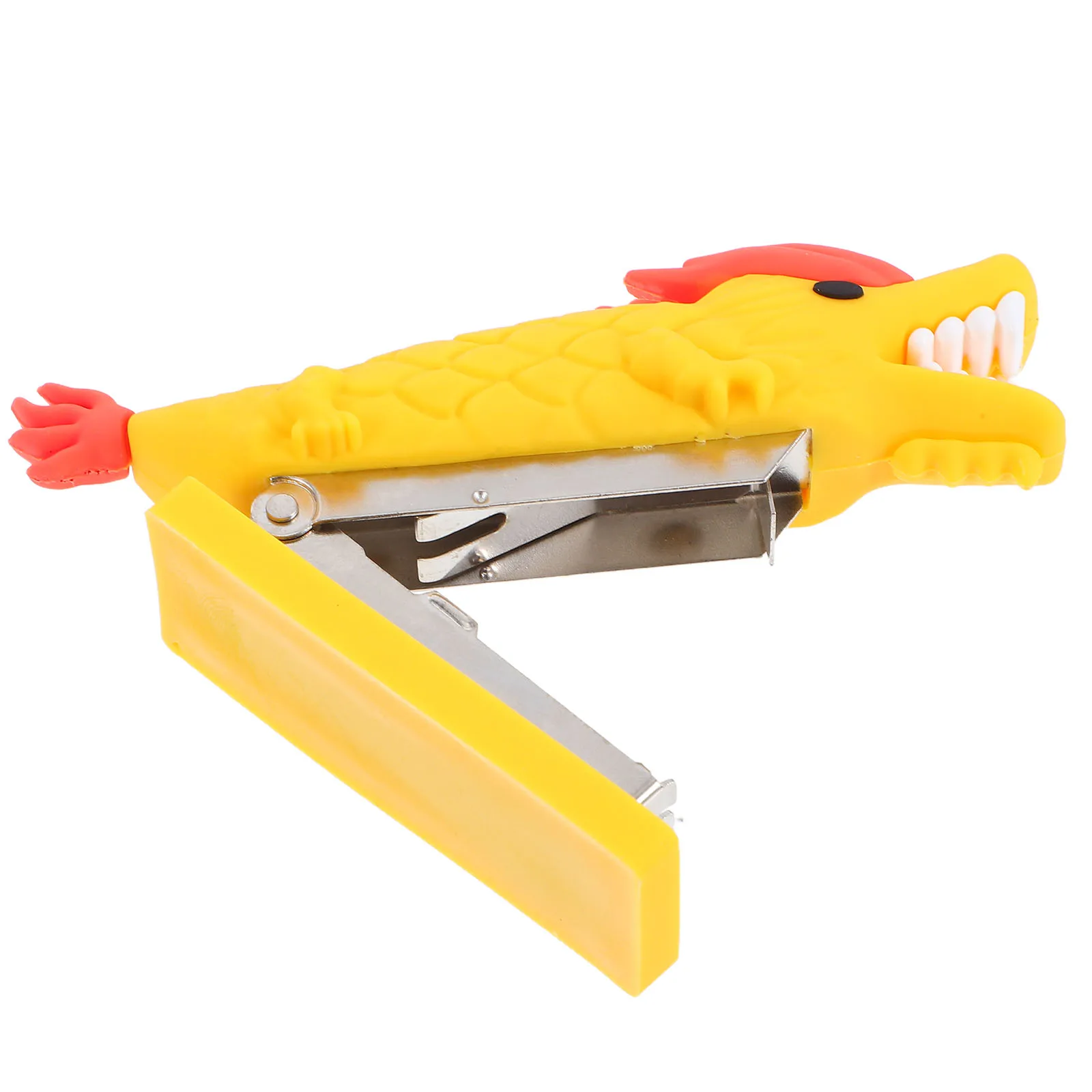 Dragon Cute Cartoon Manual Stapler For Office Desk Stationery Portable Mini Stapler Students Classroom Paper Fastener