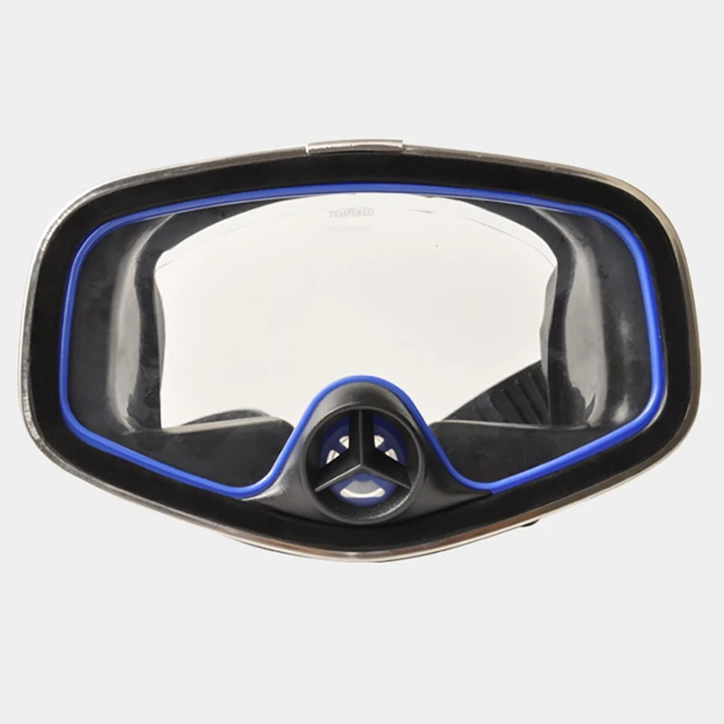 Yon Sub Scuba Diving Classic Free Dive maschera Purged in Silicone con una finestra valvola nasale nera maschera subacquea per adulti con telaio