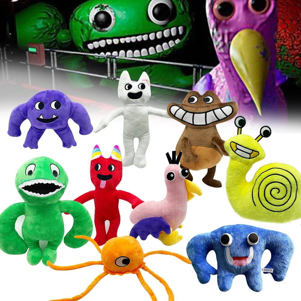 【In Stock】6PCS Garten of Ban Plush Toys Horror Game Figure Doll Cartoon Stuffed Animal Banban Monster Plushie Gift for Kids