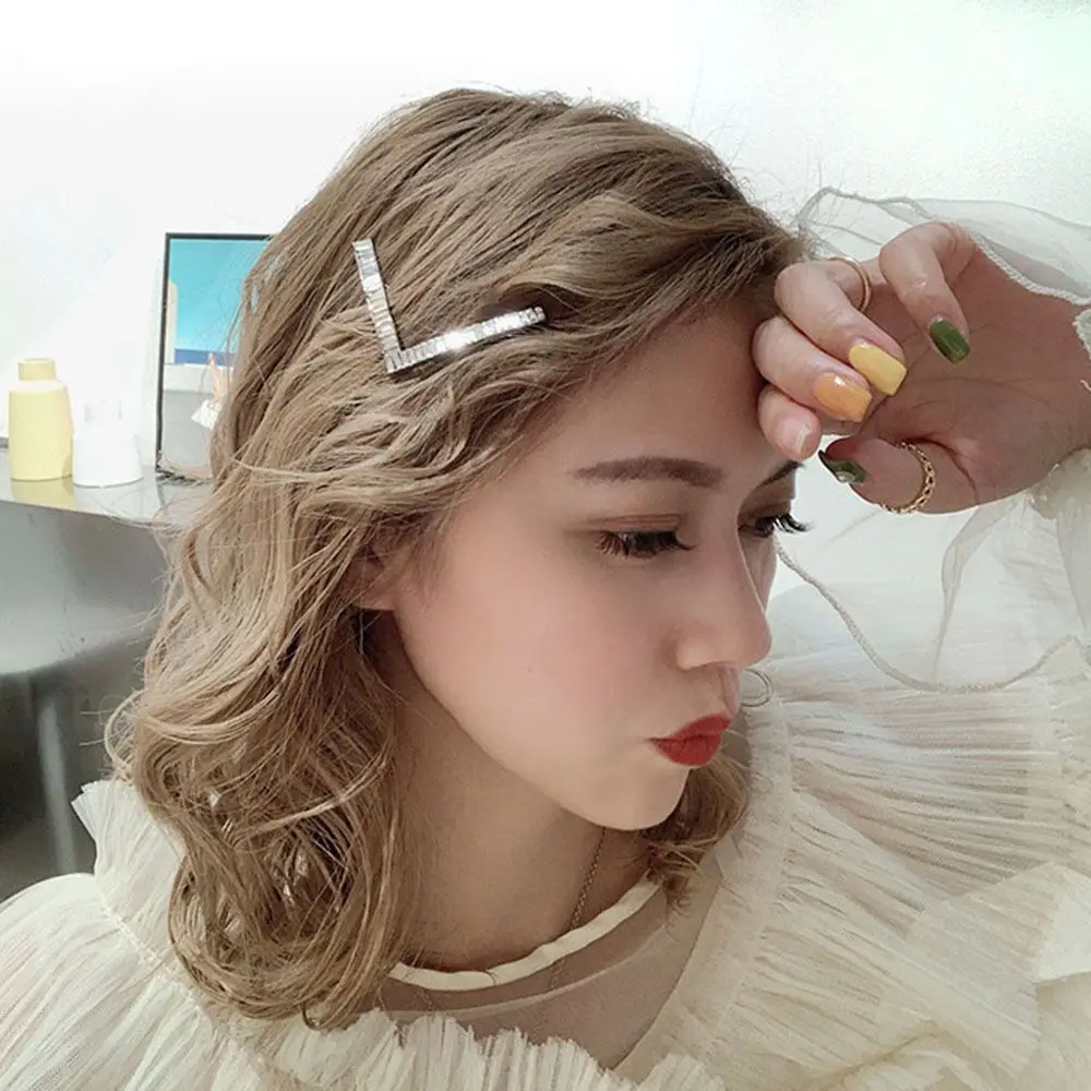 Wedding Luxury Cubic Zircon Metal Geometric Hair Jewelry Hair Clips Hair Accessories Hairpins