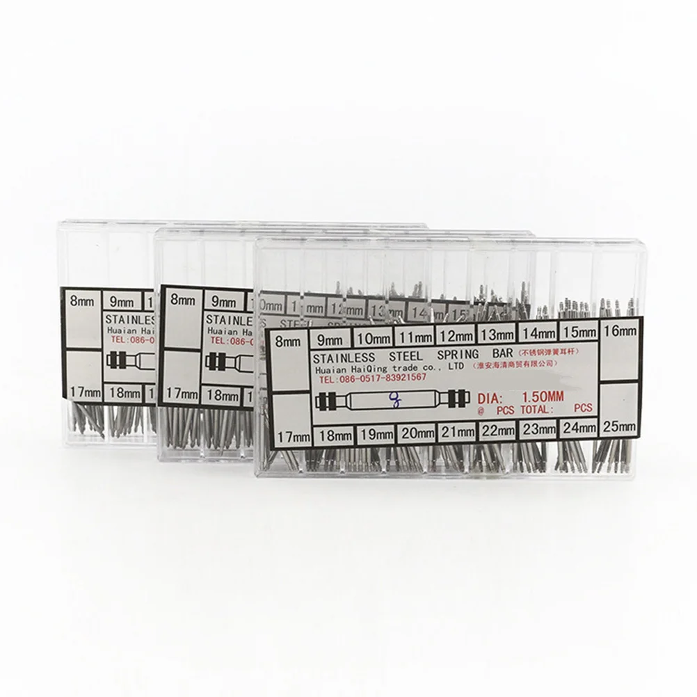 

360pcs Stainless Steel Spring Bar 8-25Mm Repair Tool For Watch Strap Replacement Jewelry Making Watch Repair Kit