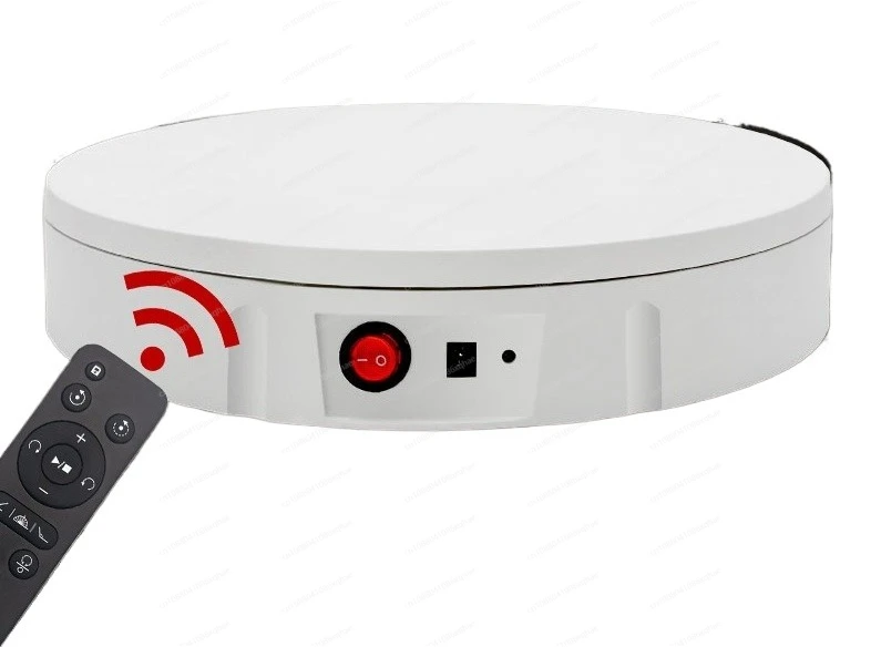

Electric turntable shooting remote control rotating display stand Cross-border E-commerce LIVE panoramic display stand
