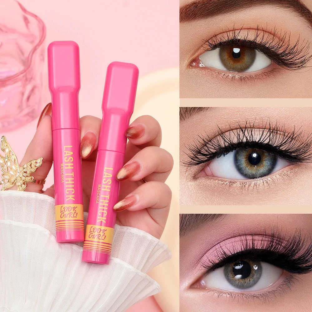 Mascara snello spazzolato styling arricciato impermeabile, resistente al sudore e senza sbavature