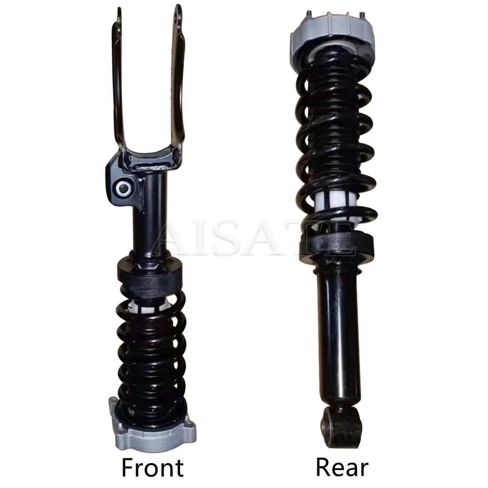 1x Front Rear Shock Absorber For Audi Q7 4L 2007-2009 Suspension Spring Assembly 7L8413032J 7L8413031J 7L8512021 7L8513029G