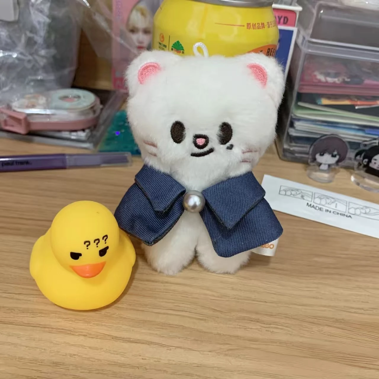 

SKZOO Plush Keychain 10 cm Stray Kids Plush Wolf Chan Cartoon Kawaii Stuffed Animal Plushies Doll Kids Adults Fans Gift