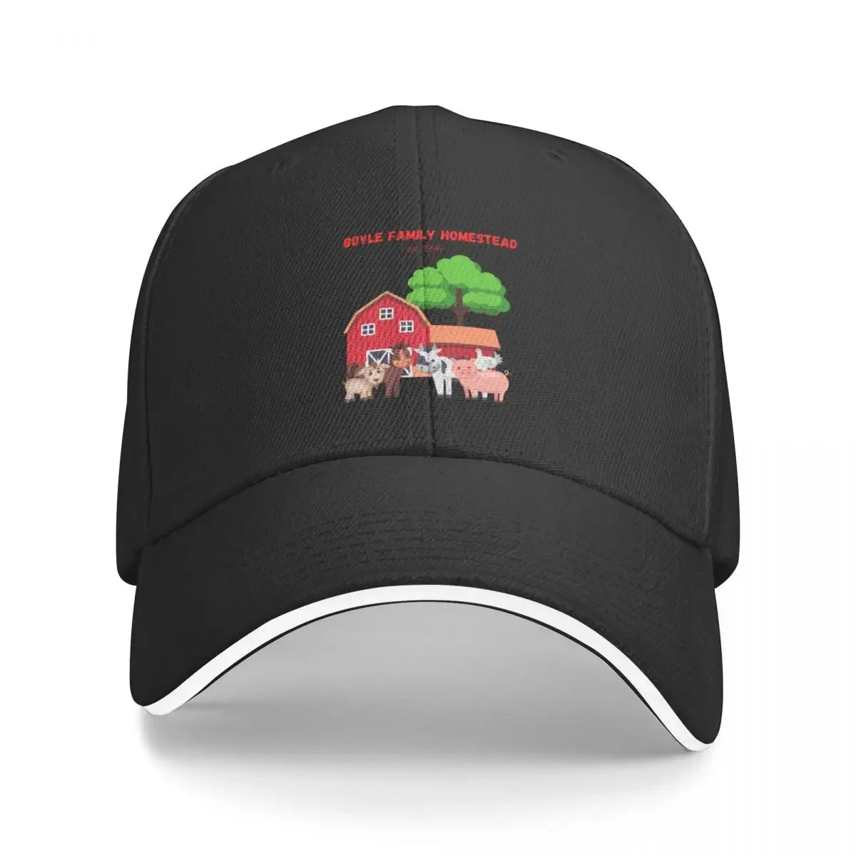 

Custom Design Logo - Est Homestead - Family Farm Baseball Cap Military Cap Man birthday For Girls Men's