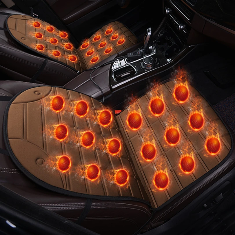 Car Heated Seat Cushion Single Seat Heated Seat Cushion Office Heated Seat Cushion Small Square Cushion Car Seat Cushion Automot