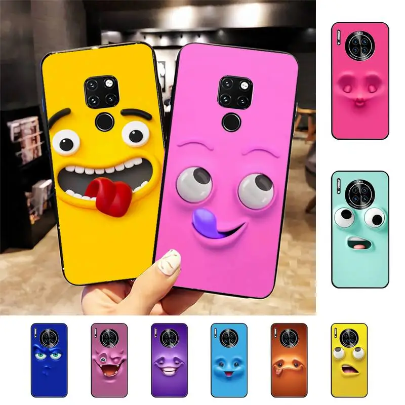 Funny Face Phone Case for Huawei Mate 20 10 9 40 30 lite pro X Nova 2 3i 7se