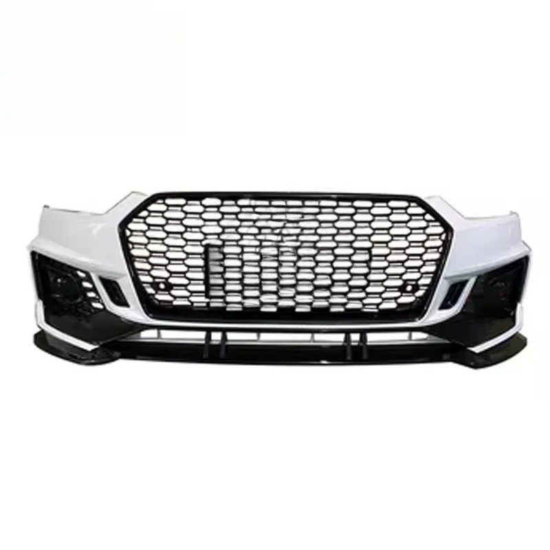 

A5 facelifted high-quality body kit upgraded to RS5-style front bumper with honeycomb grille PP material 2017-2019