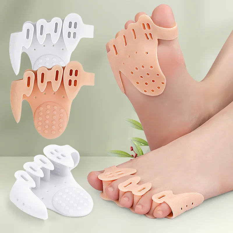 Toe Separator Hallux Valgus Bunion Corrector Orthotics Feet Bone Thumb Adjuster Correction Pedicure Splint Foot Straightener