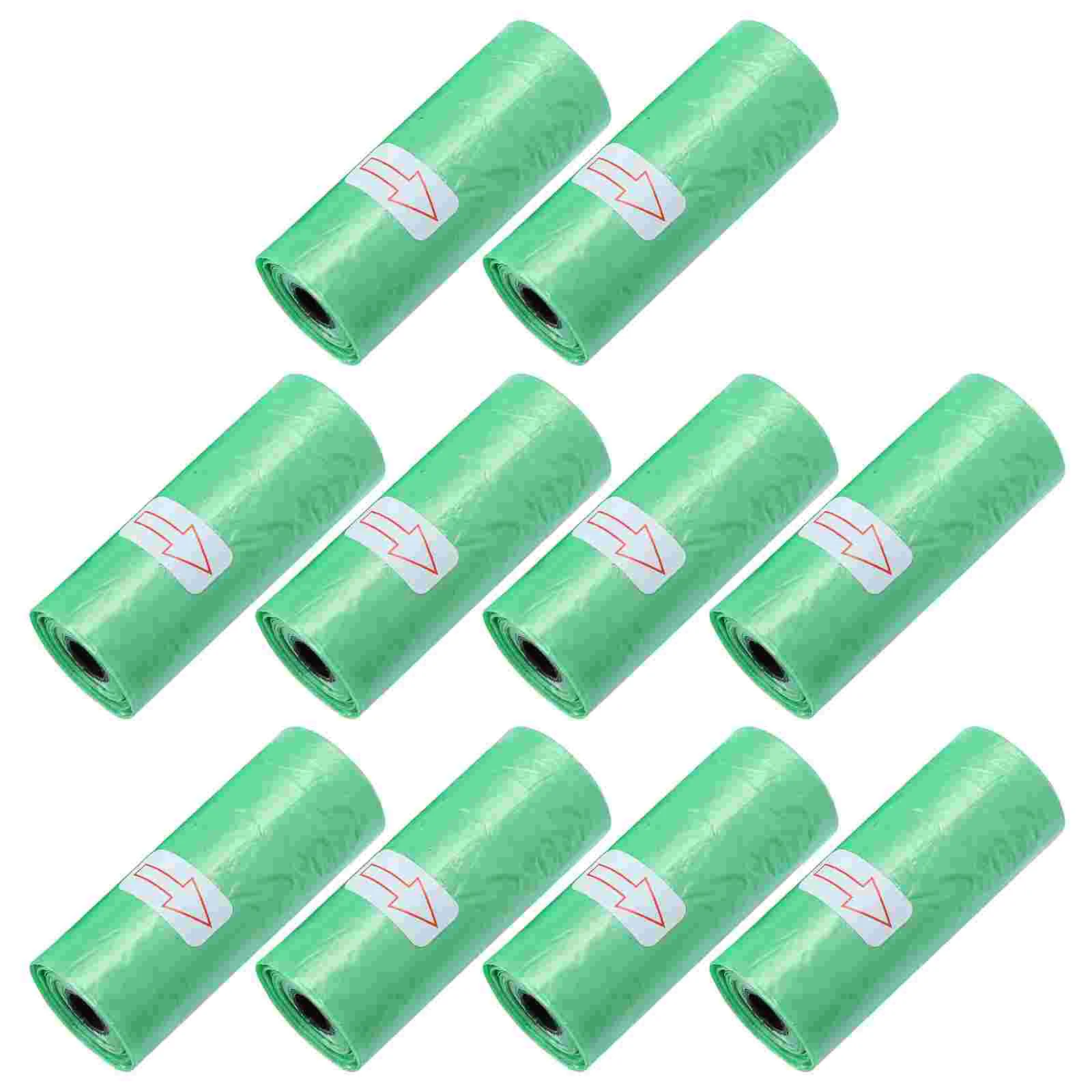 10 Rolls Disposable Infant Products Trash Bag Baby Litter Bags Diaper Supplies Garbage Storage