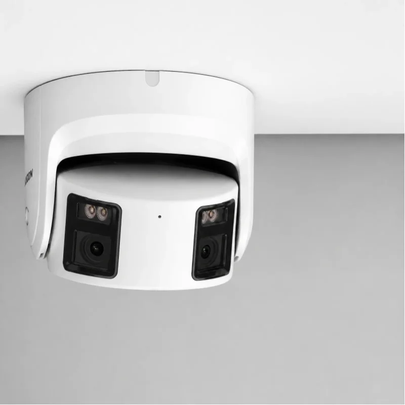 Hikvision DS-2CD2387G2P-LSU/SL 8MP ColorVu Panorama-Turret-Kamera 180 °   Ultra-Weitwinkel AcuSense Mensch-Fahrzeug-Erkennung Stroboskop-Licht Audio-Alarm Zwei-Wege-Audio IP67 PoE IP-Kamera