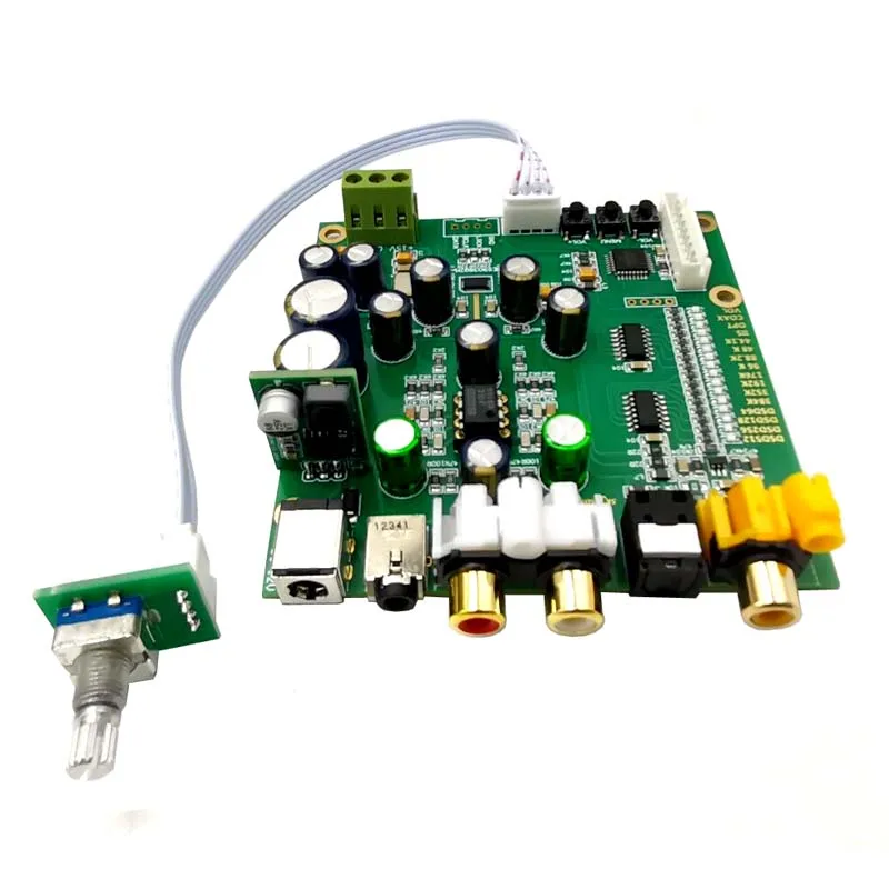 ES9038 Q2M DAC Decoding Board IIS dsd Fiber Coaxial Input 384k dop128 + Display Remote Control