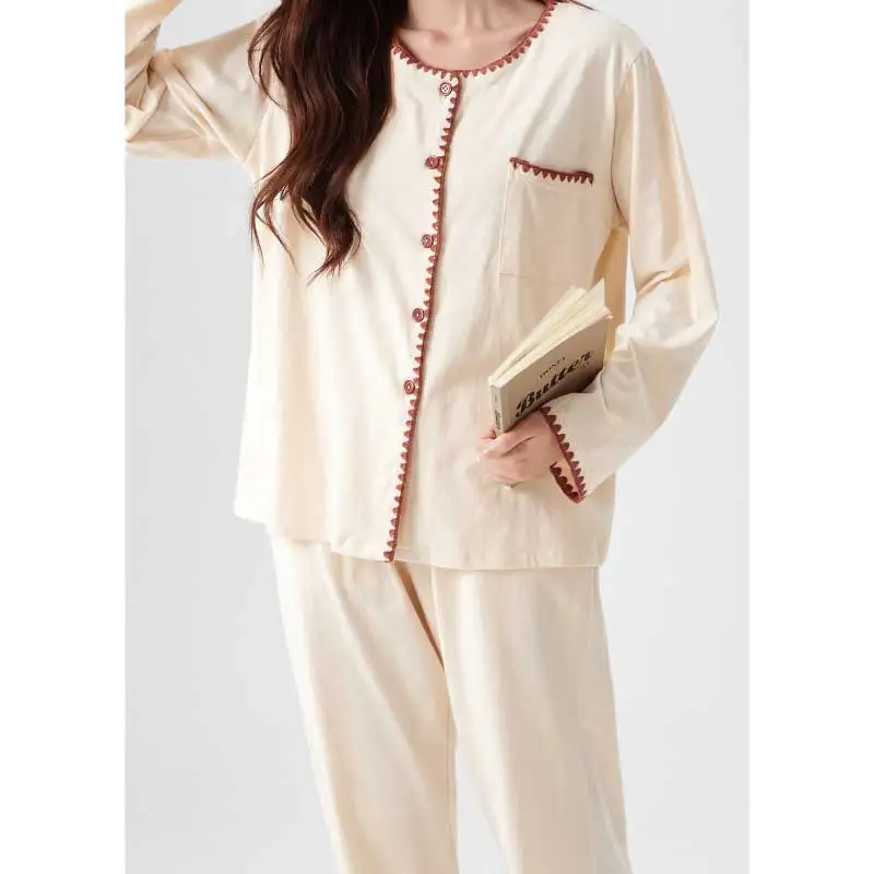 

Женские пижамные комплекты: твиловые брюки до щиколотки, комфортные, прочные, с круглым вырезом, без рукавов, для осеннего ночного отдыха, приятные на ощупь