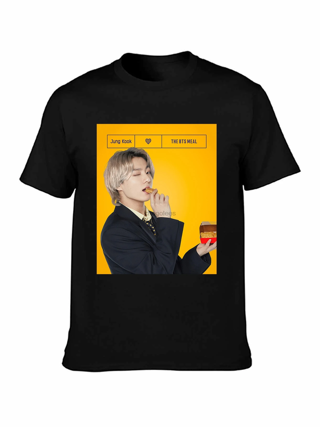 تي شيرت Jung Kook X McDonalds The Meal قميص مغني الراب