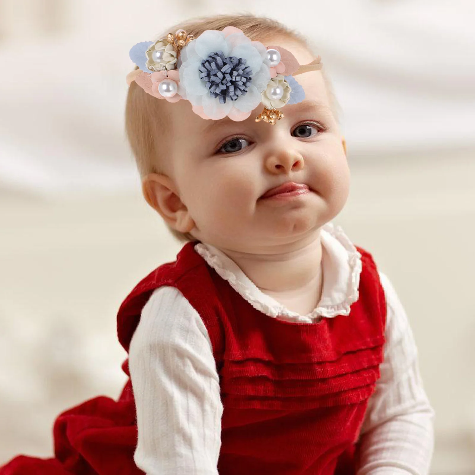 

3 Pcs Simulated Flower Headband Hair 's for Accessories Headbands Wraps Bow Lace Headdress
