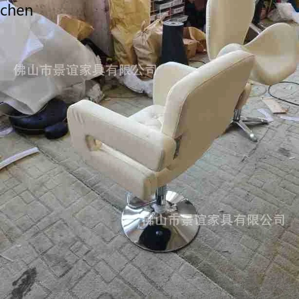 YFY  Cross-Border Barber Chair Hair Salon Adjustable Height Barber Shop Special Perm and Dye Salon Chair
