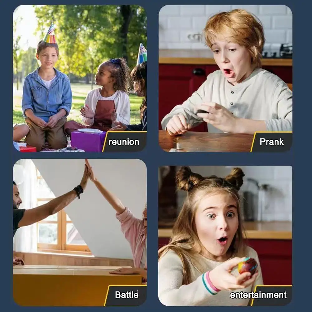 صدمة كهربائية إصبع الكذب المضلع محظوظ صعبة صدمة كهربائية لقطات الروليت الضغط المزحة خدعة نكتة هدية مضحكة